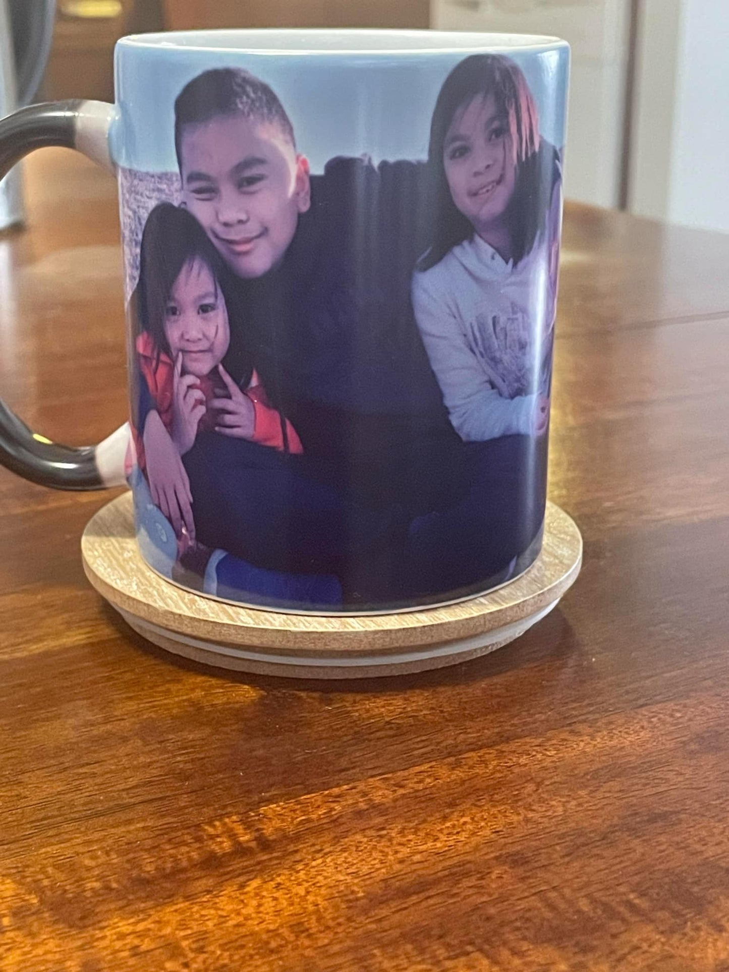 Personalized Magic Mug with full side by side photo or any design