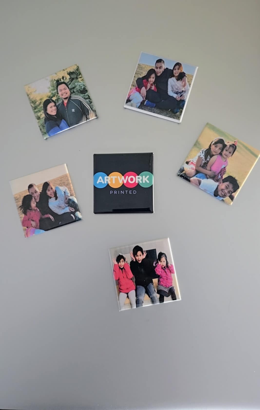 Personalized 2"X2" Photo Magnets - Set of 9