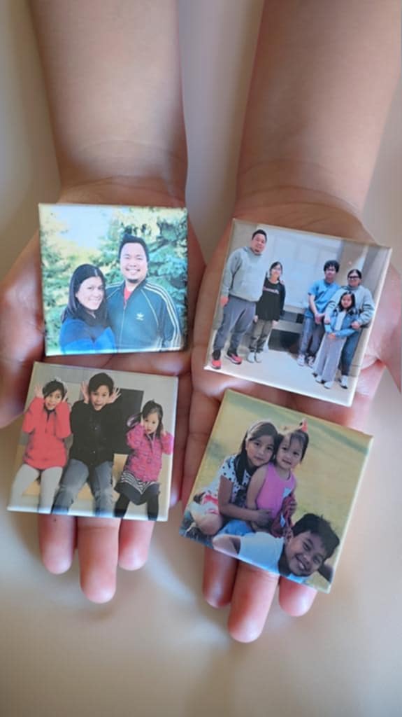 Personalized 2"X2" Photo Magnets - Set of 9