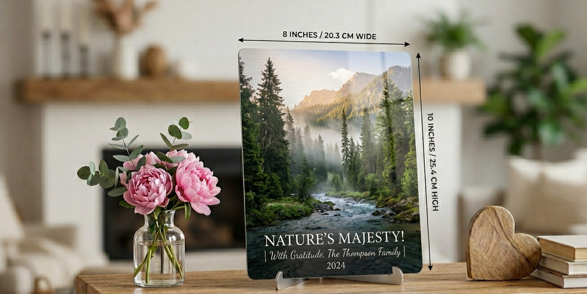Mixtiles 6 pieces 8x10 Personalized safe wall magnetic metal print
