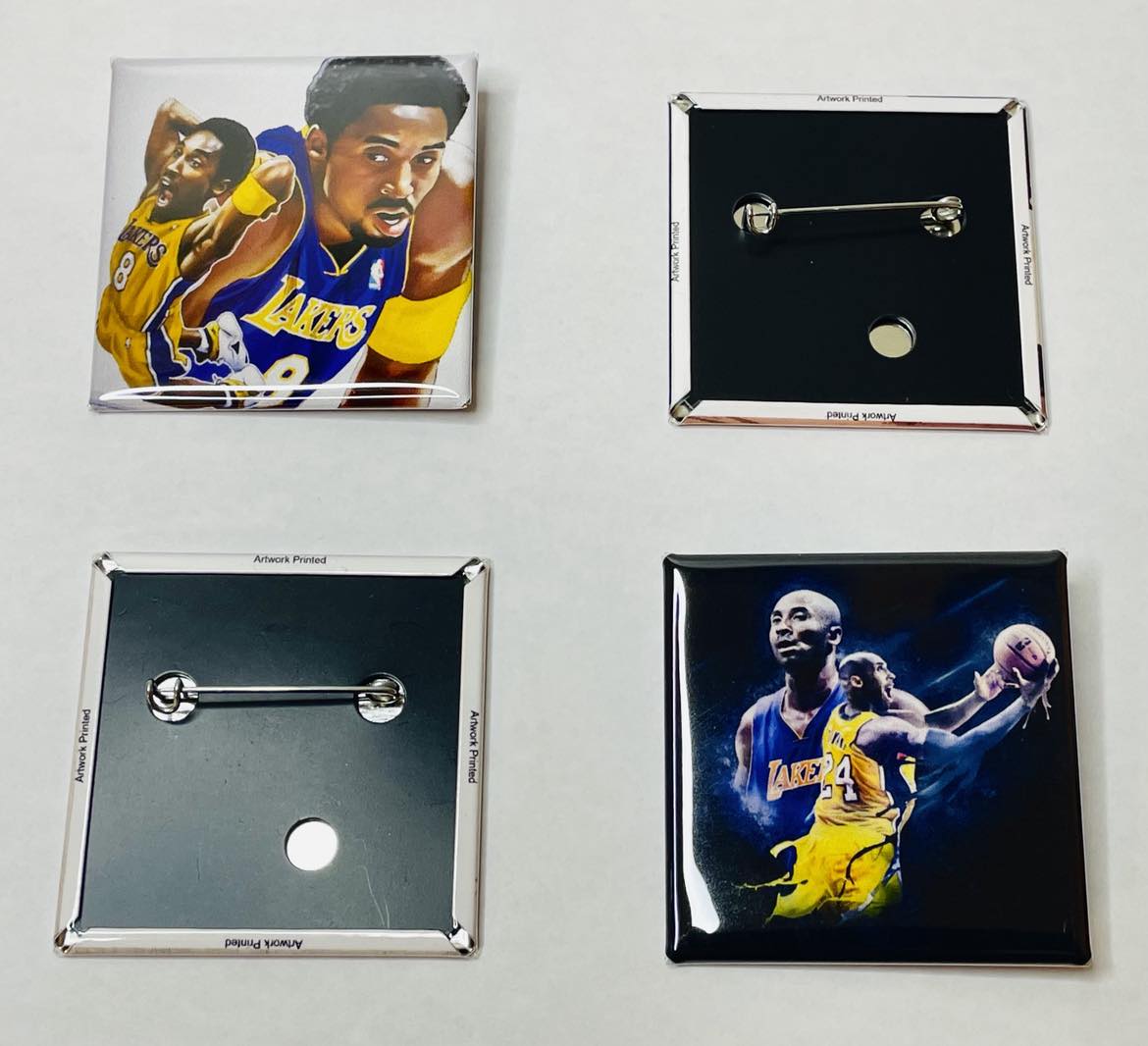 Personalized 2x2 Buttons/Badges in Bulk - (20 pcs. single image for $6 ...