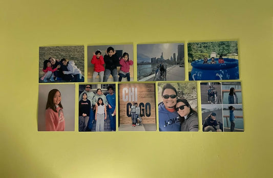 Personalized safe wall magnetic metal prints (12x18inch ) single