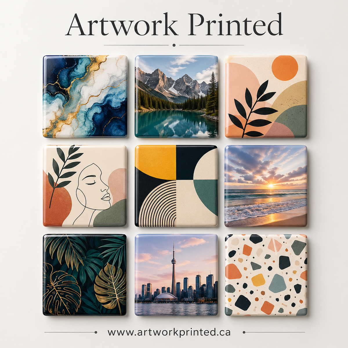 Custom 2x2 Photo Magnet – Personalized Fridge Memory Gift