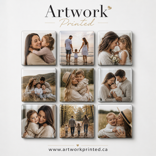 Custom 2x2 Photo Magnet – Personalized Fridge Memory Gift
