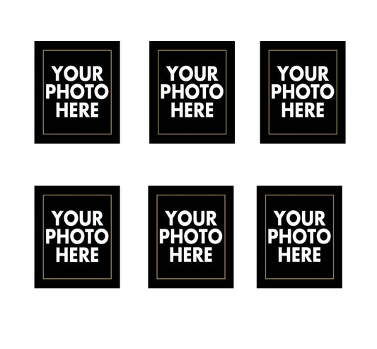 Mixtiles 6 pieces 8x10 Personalized safe wall magnetic metal print
